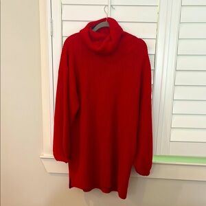 Show Me Your Mumu chester red sweater dress